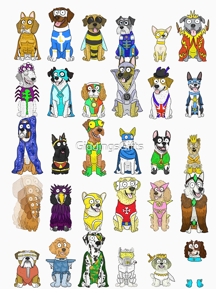 Superhero Dogs by GiddingsGifts