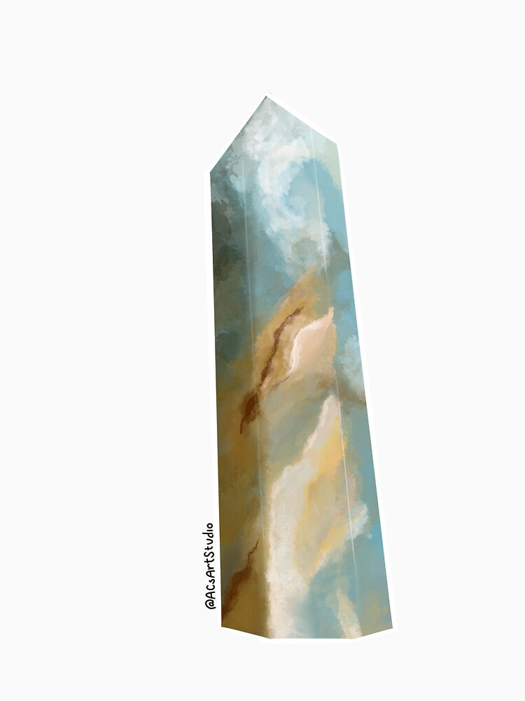 Amazonite tower - crystal tower by Amandacrystal T-Shirts, Hoodie, Sweatshirt | BlankRebels.com (Image 3)