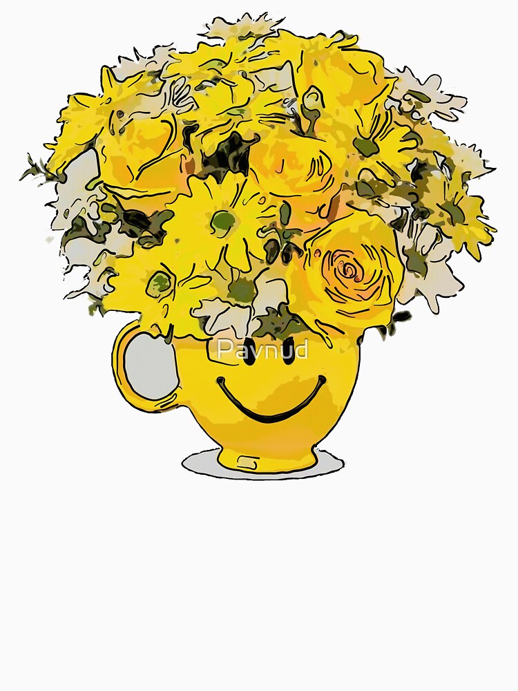 Painted Bouqet of Yellow Flowers by Pavnud T-Shirts, Hoodie, Sweatshirt | BlankRebels.com (Image 3)