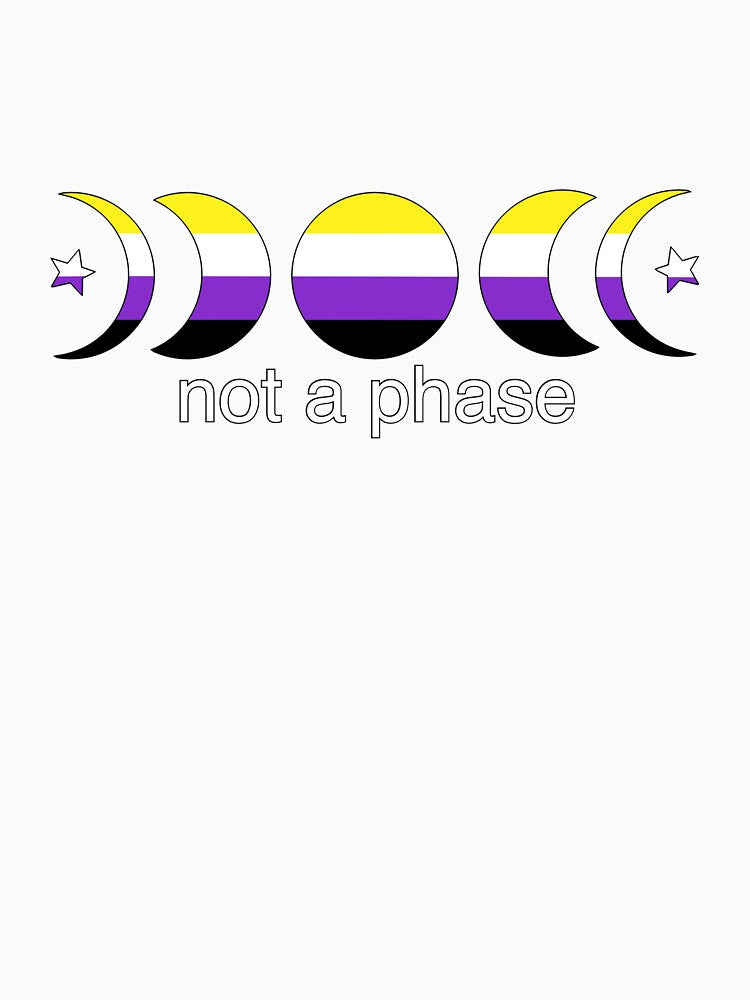 Not a phase (nonbinary) by Doodlesbykat T-Shirts, Hoodie, Sweatshirt | BlankRebels.com (Image 3)
