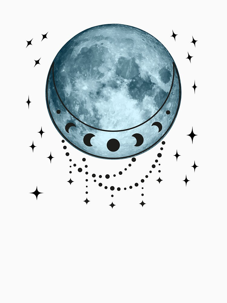 Celestial Moon Phases Magic by BeyondTime T-Shirts, Hoodie, Sweatshirt | BlankRebels.com (Image 3)