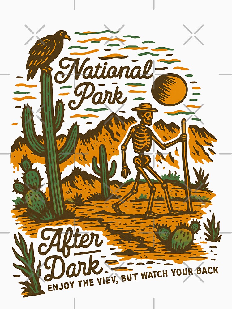 National Park After Dark Romantic Wilderness Journey by SkeletonsDanger T-Shirts, Hoodie, Sweatshirt (Image 3)