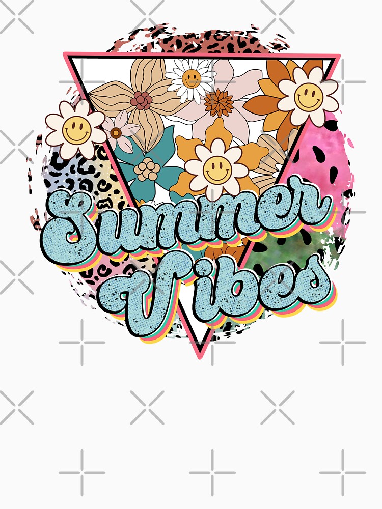 Summer Vibes Groovy Flower by dalypdesign T-Shirts, Hoodie, Sweatshirt | BlankRebels.com (Image 3)