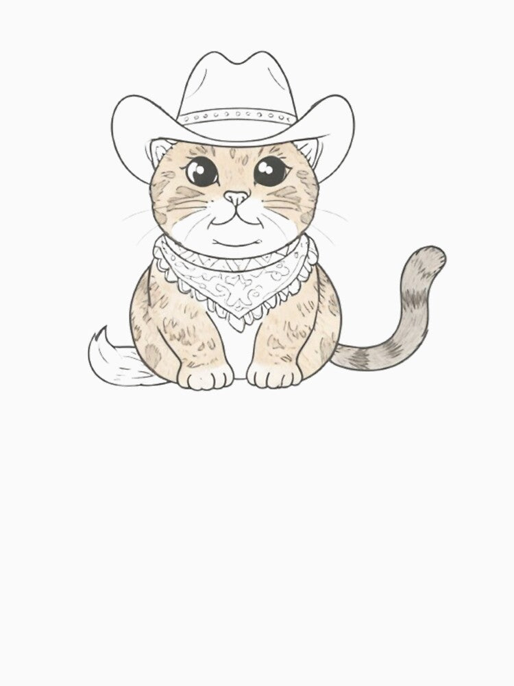 Cowboy cat by Ash44444 T-Shirts, Hoodie, Sweatshirt | BlankRebels.com (Image 3)