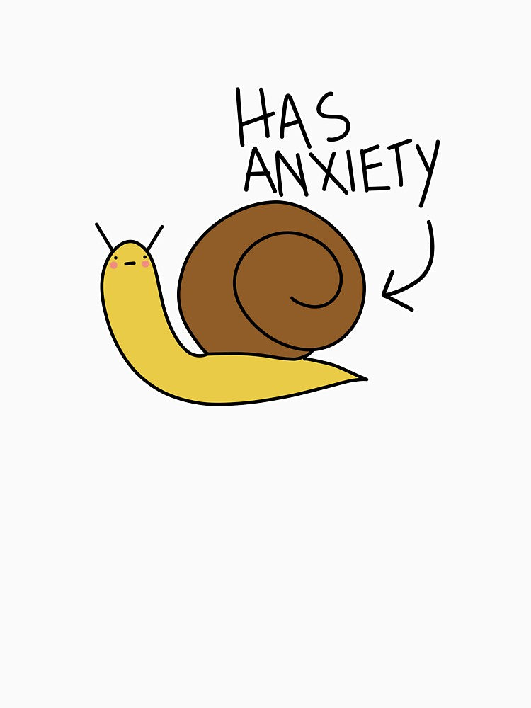 Snail anxiety by HummingGhost T-Shirts, Hoodie, Sweatshirt | BlankRebels.com (Image 3)