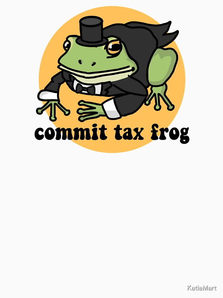 Commit Tax Frog Sticker T-Shirts, Hoodie, Sweatshirt