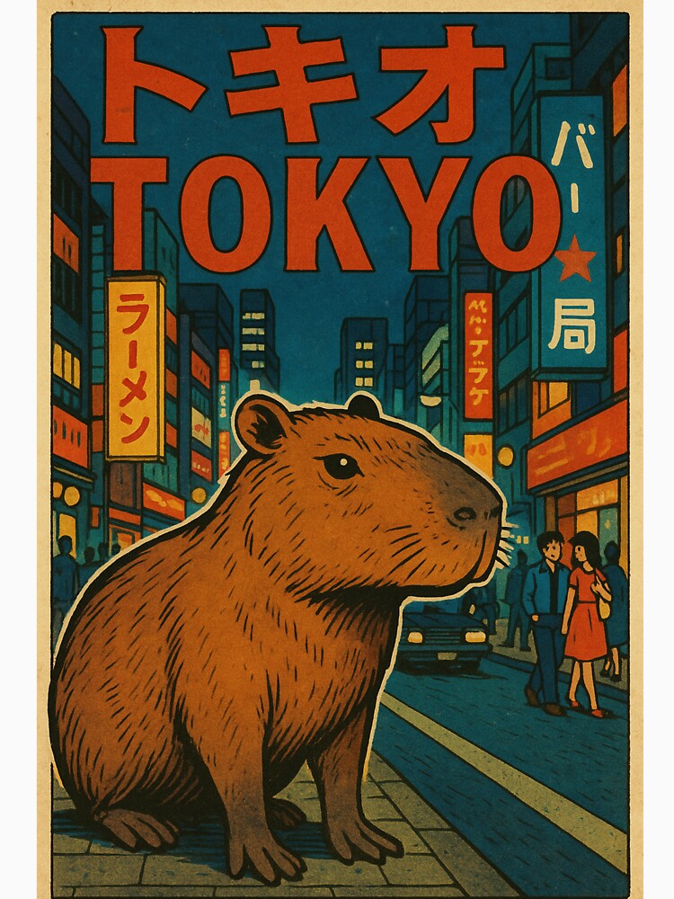 Capybara Tokyo T-Shirts, Hoodie, Sweatshirt