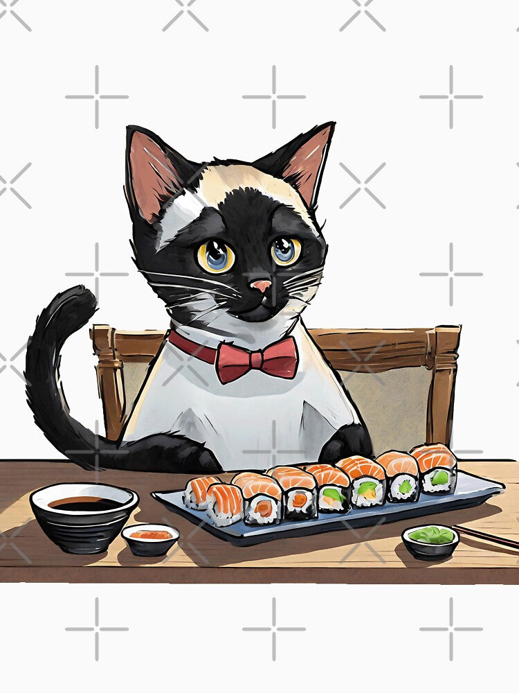 Sushi-Cat by omerfdln34 T-Shirts, Hoodie, Sweatshirt | BlankRebels.com (Image 3)
