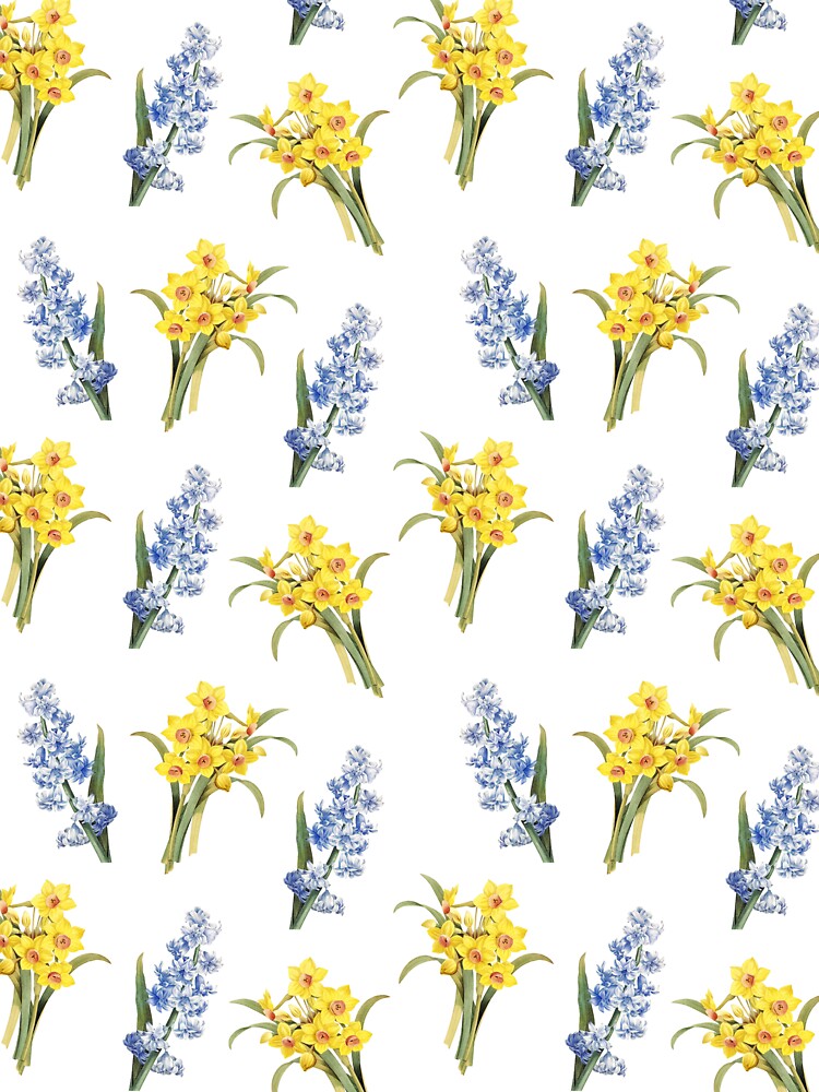 Daffodil and hyacinth spring flowers by LittleBettyMakes T-Shirts, Hoodie, Sweatshirt | BlankRebels.com (Image 3)