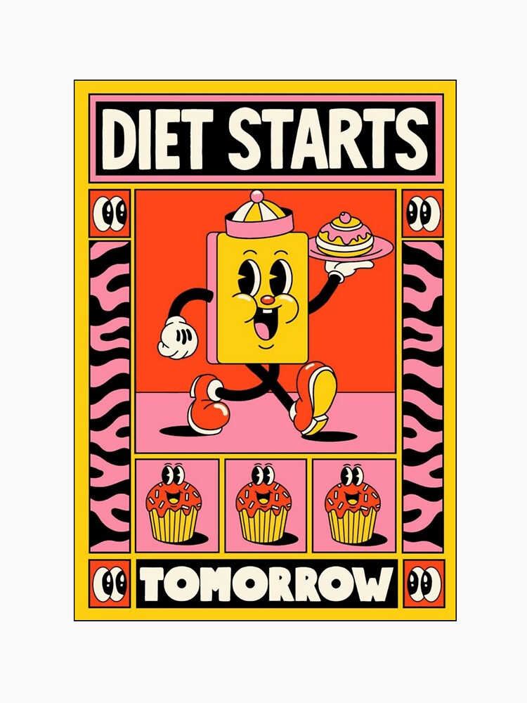 Diets Starts Tomorrow & New year by UArtWorld T-Shirts, Hoodie, Sweatshirt | BlankRebels.com (Image 3)