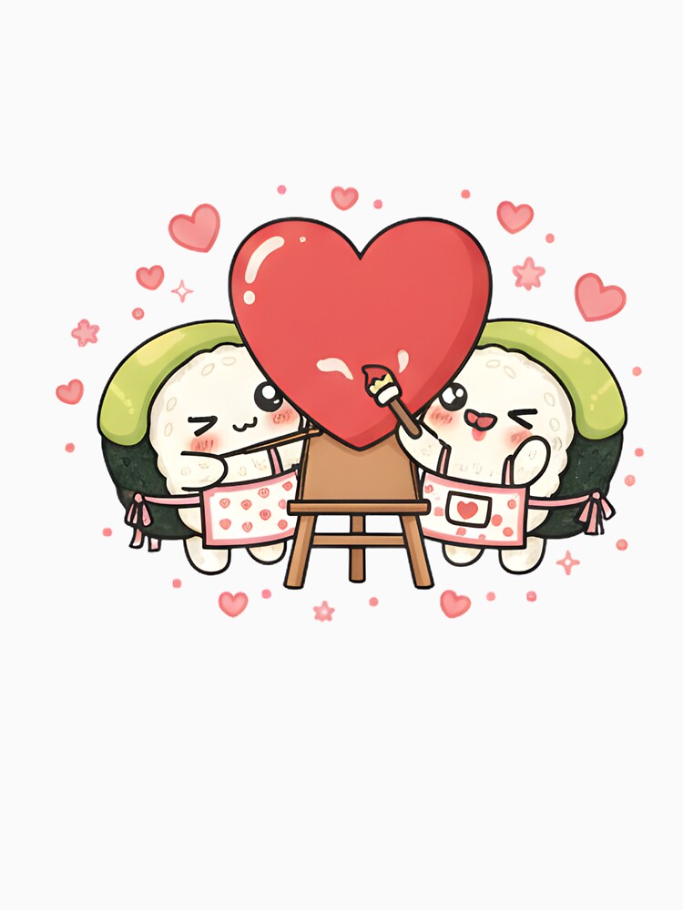 sushi valentine by Nicetyshop T-Shirts, Hoodie, Sweatshirt | BlankRebels.com (Image 3)