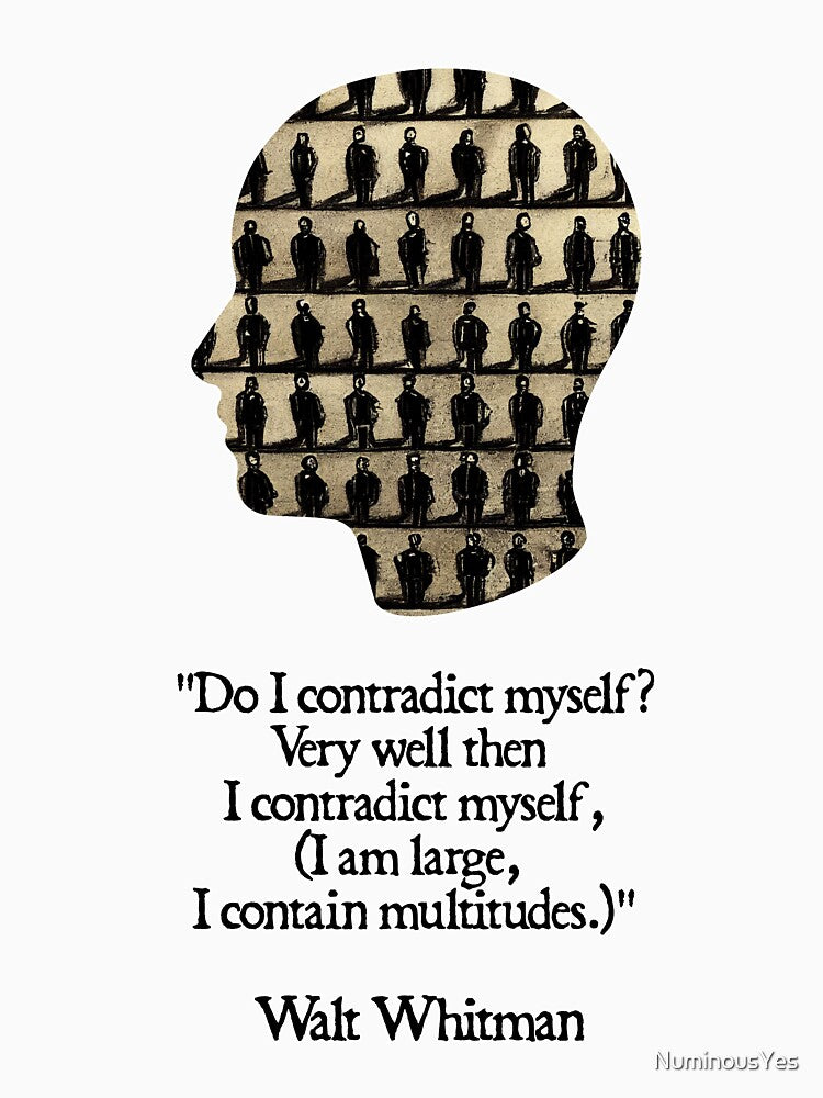 I Contain Multitudes (Walt Whitman) by NuminousYes T-Shirts, Hoodie, Sweatshirt | BlankRebels.com (Image 3)