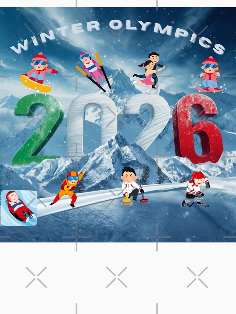Milano Cortina 2026 Winter Olympics Vibes – Minimal Snowflake Badge #winterolympics2026 #milano #cortina #2026 by Fanybany