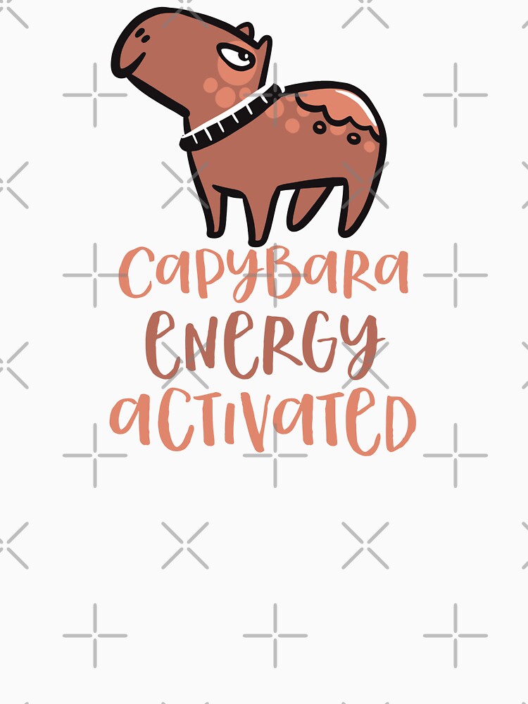 Capybara Energy Activated by jazzydevil T-Shirts, Hoodie, Sweatshirt | BlankRebels.com (Image 3)