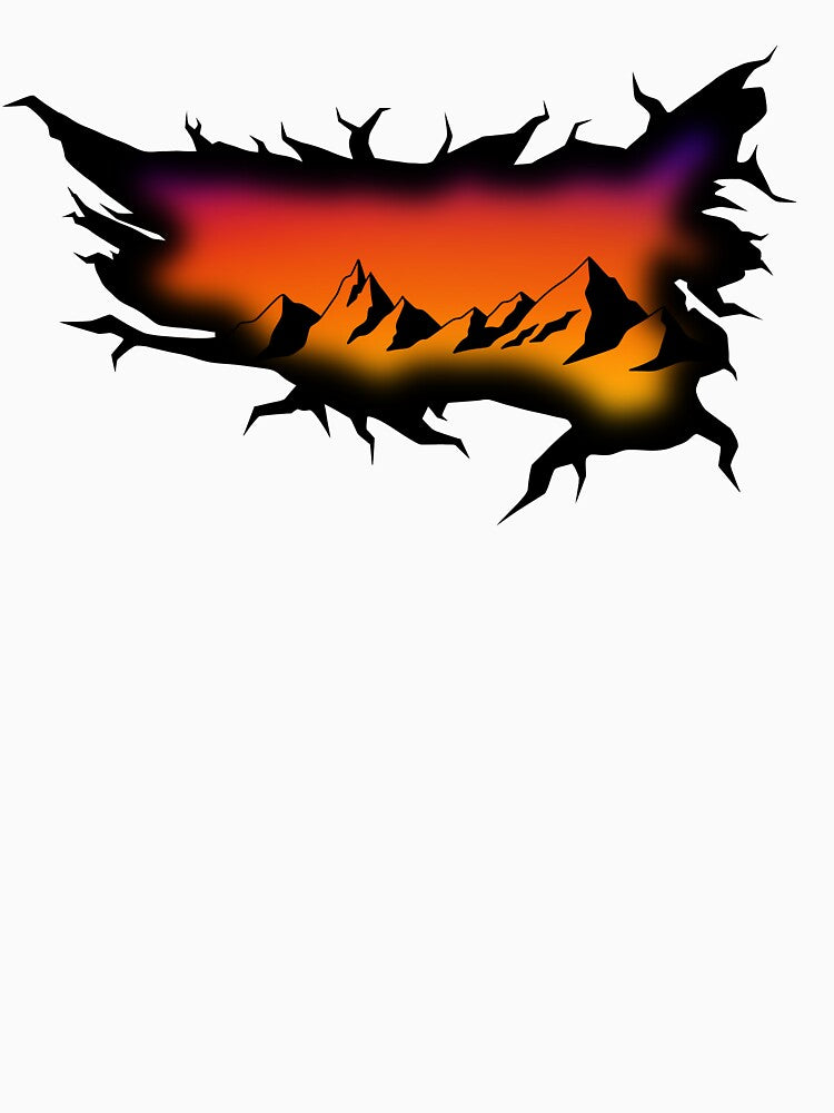 Mountain Range Crack In Space by Kool Kiwi T-Shirts, Hoodie, Sweatshirt | BlankRebels.com (Image 3)