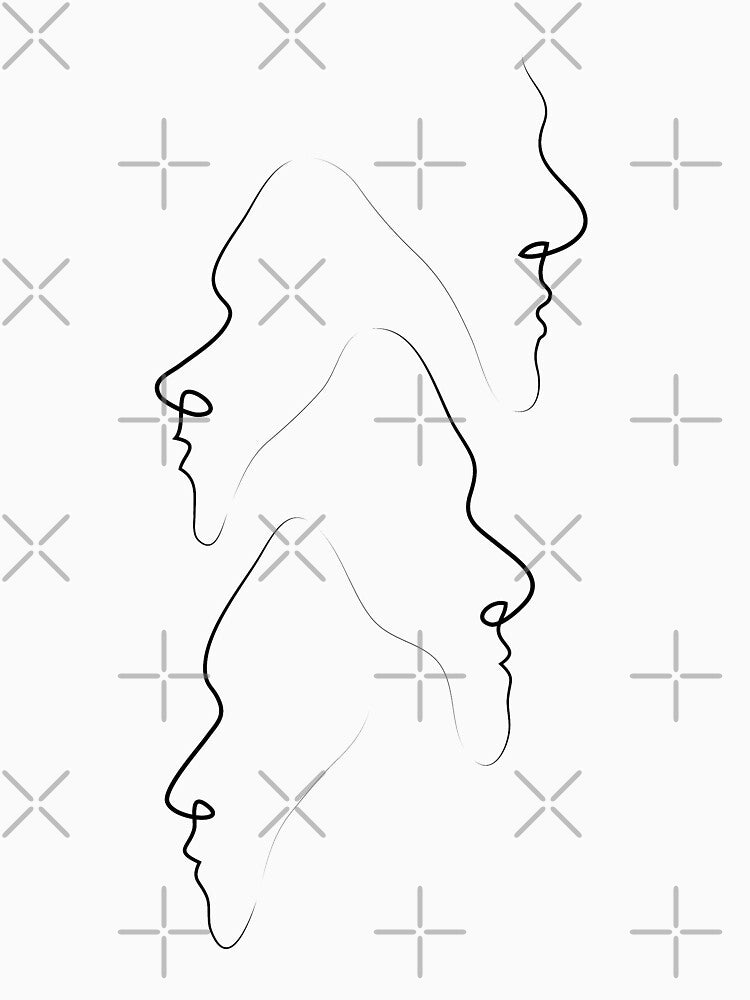 People Talk One Line Art | One Line Artist | Minimal Art | One Line Art | Minimalist by One-Line-Artist... (Image 3)