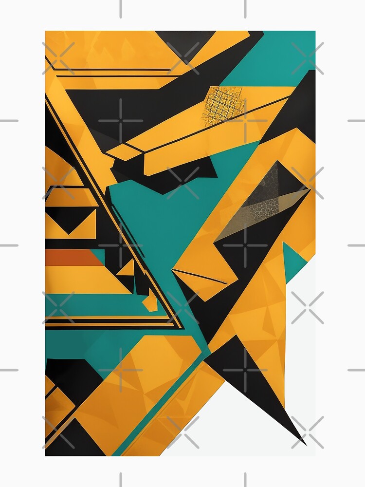 Grunge Geometric by lapizart T-Shirts, Hoodie, Sweatshirt | BlankRebels.com (Image 3)