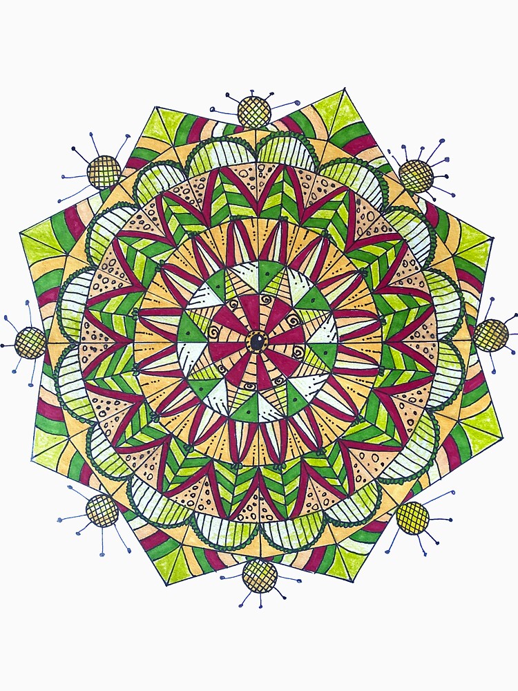 Sattelite Mandala by JackiesTshirts T-Shirts, Hoodie, Sweatshirt | BlankRebels.com (Image 3)