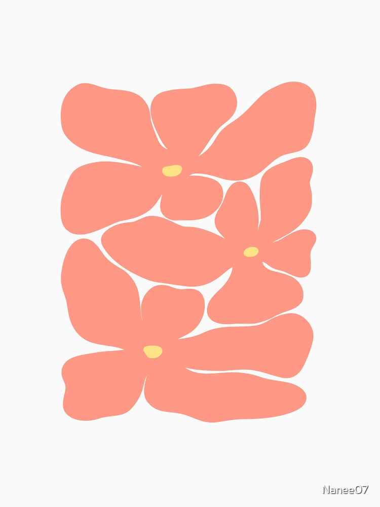 Aesthetic orange flowers by Nanee07 T-Shirts, Hoodie, Sweatshirt | BlankRebels.com (Image 3)