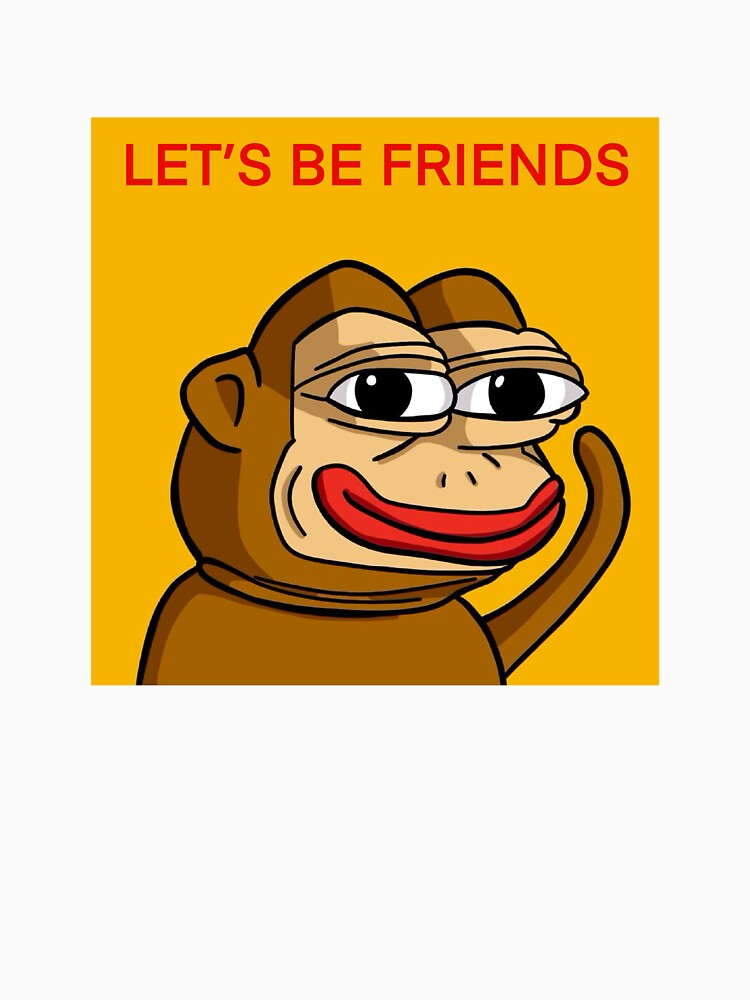 Ponke - let’s be friends by HaisterDesign T-Shirts, Hoodie, Sweatshirt | BlankRebels.com (Image 3)