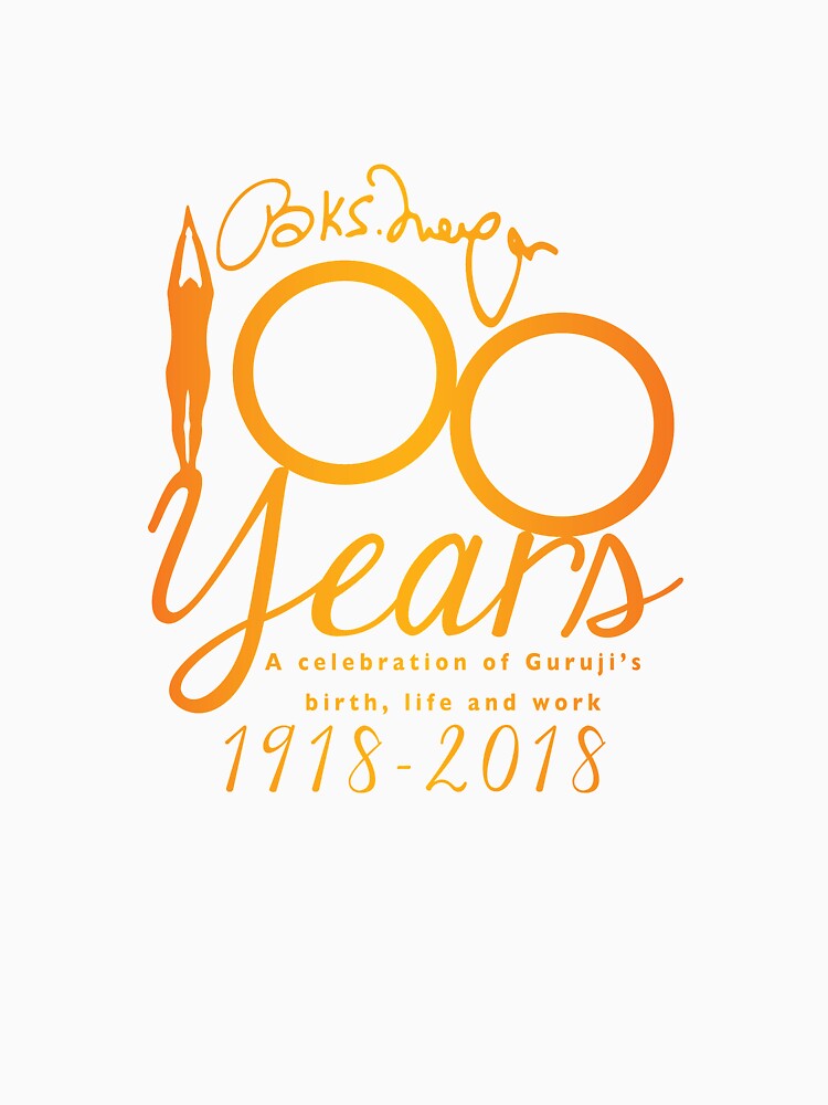 Iyengar Yoga UK Centenary Year - charity design by iyengaryogauk