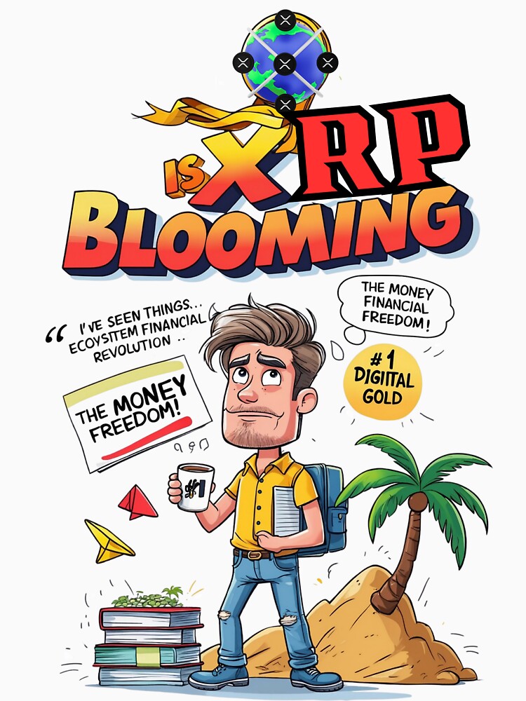 XRP is blooming, the money of freedom! by RoseAIArtRhythm