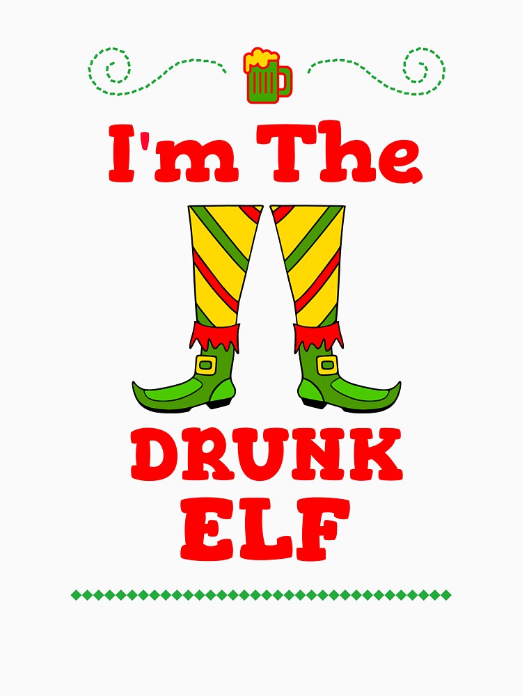 Elf Matching Drunk Elf by Sartoris Art T-Shirts, Hoodie, Sweatshirt | BlankRebels.com (Image 3)