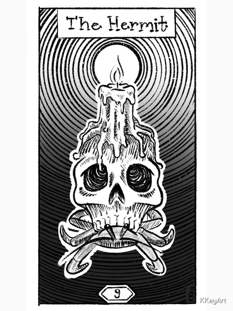 The Hermit - Dead Tarot by KKeyArt T-Shirts, Hoodie, Sweatshirt | BlankRebels.com (Image 3)
