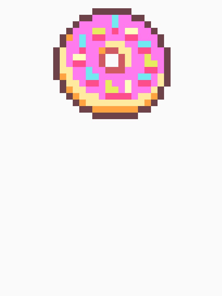 pixel doughnut by PixelArtiste T-Shirts, Hoodie, Sweatshirt | BlankRebels.com (Image 3)