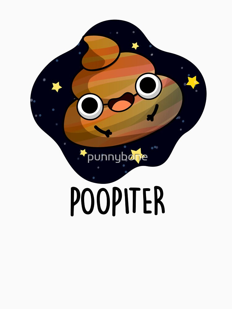 Poopiter Jupiter Funny Planet Puns by punnybone T-Shirts, Hoodie, Sweatshirt | BlankRebels.com (Image 3)