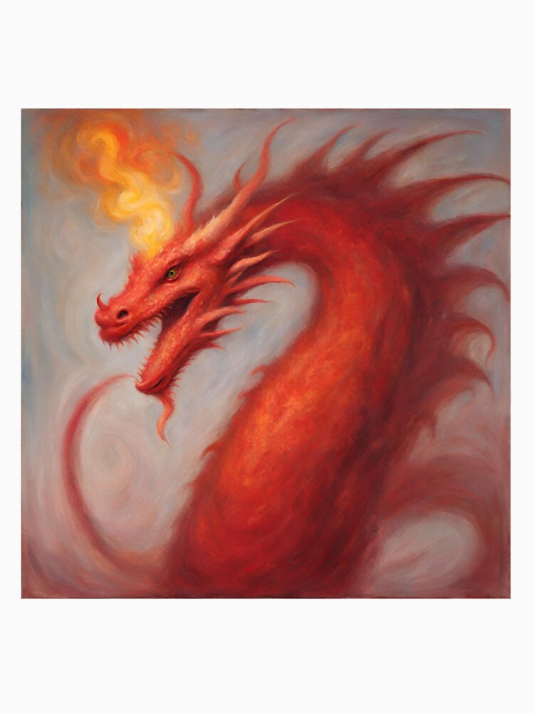 red giant fire breathing dragon by ohsopurposeless T-Shirts, Hoodie, Sweatshirt | BlankRebels.com (Image 3)