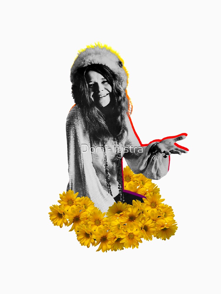 janis retro art by Domi-llustra T-Shirts, Hoodie, Sweatshirt | BlankRebels.com (Image 3)
