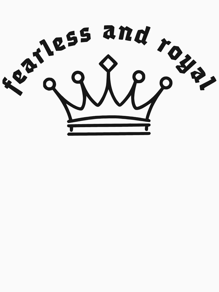 Fearless and Royal Minimal Crown Quote – Motivational Design by Crownvibes T-Shirts, Hoodie, Sweatshirt (Image 3)