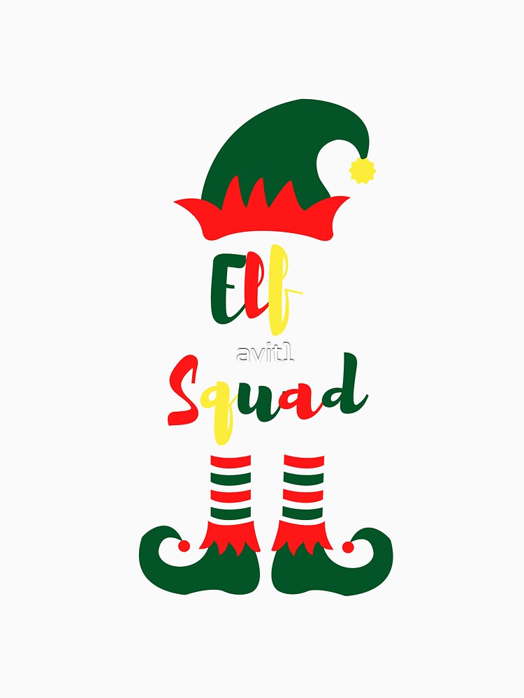 Elf Squad, Funny Christmas matching family group, Willow Days by avit1 T-Shirts, Hoodie, Sweatshirt (Image 3)