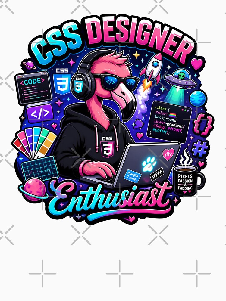 CSS Designer Sticker | Frontend Web Developer Humor Gift by NuniDesigns