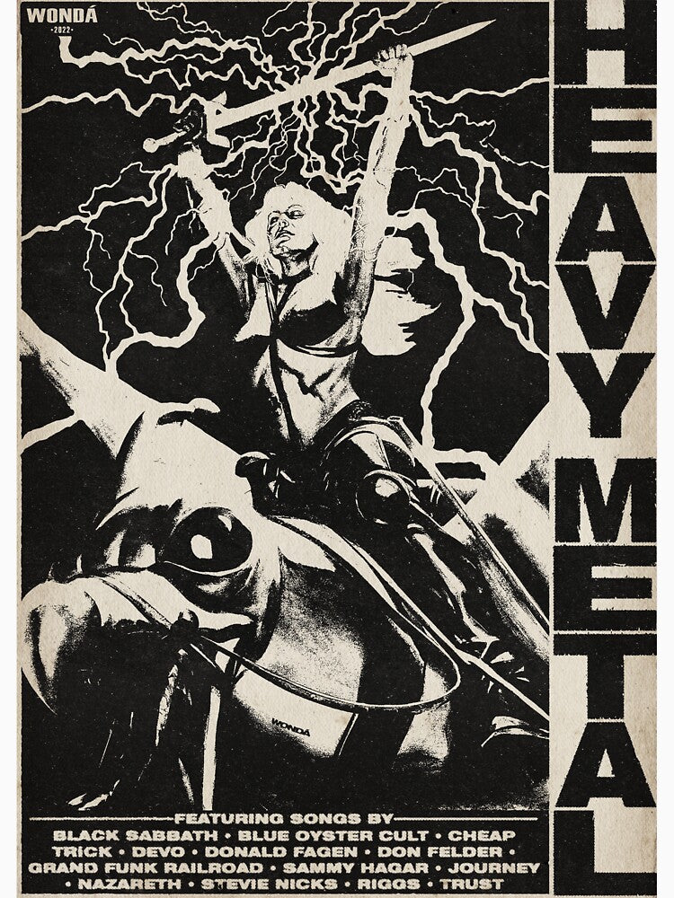Heavy Metal Movie Design by wonda-design T-Shirts, Hoodie, Sweatshirt | BlankRebels.com (Image 3)