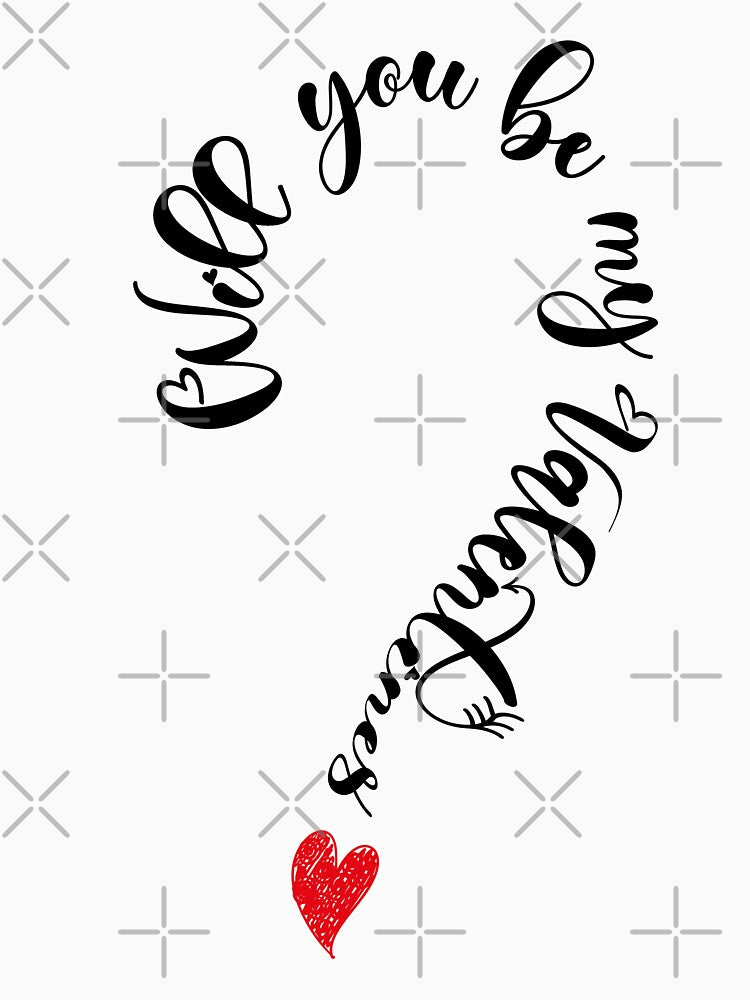 Cool Will You Be My Valentine For Valentine Day by kakarot-art T-Shirts, Hoodie, Sweatshirt | BlankRebels.com (Image 3)
