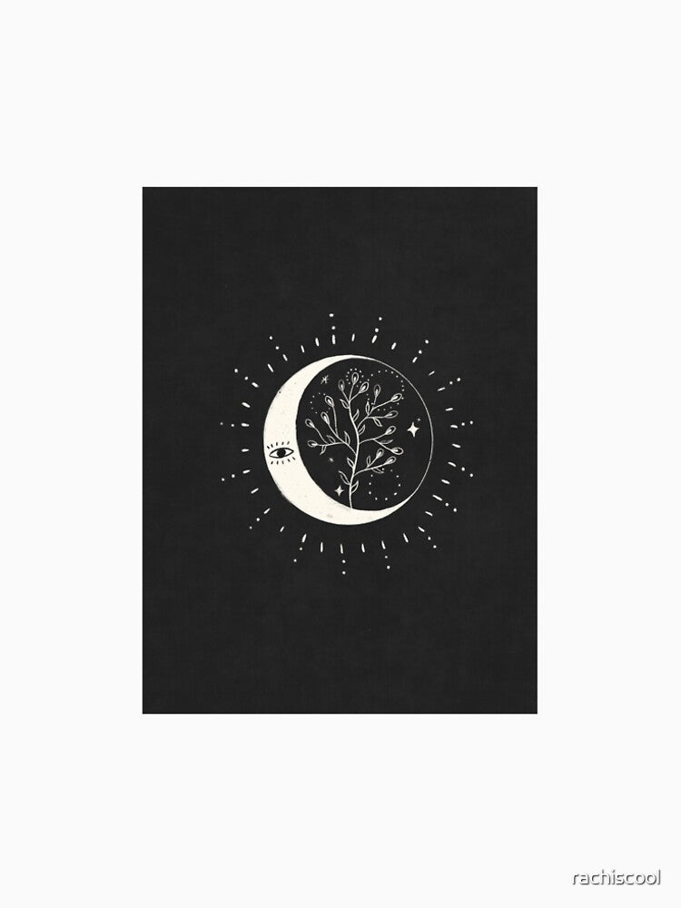 floral moon by rachiscool T-Shirts, Hoodie, Sweatshirt | BlankRebels.com (Image 2)