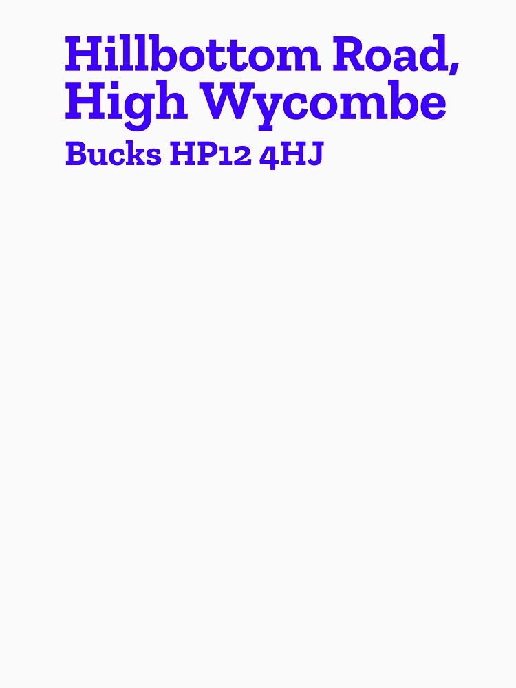 Wycombe Stadium Address by The Chuck Wagon