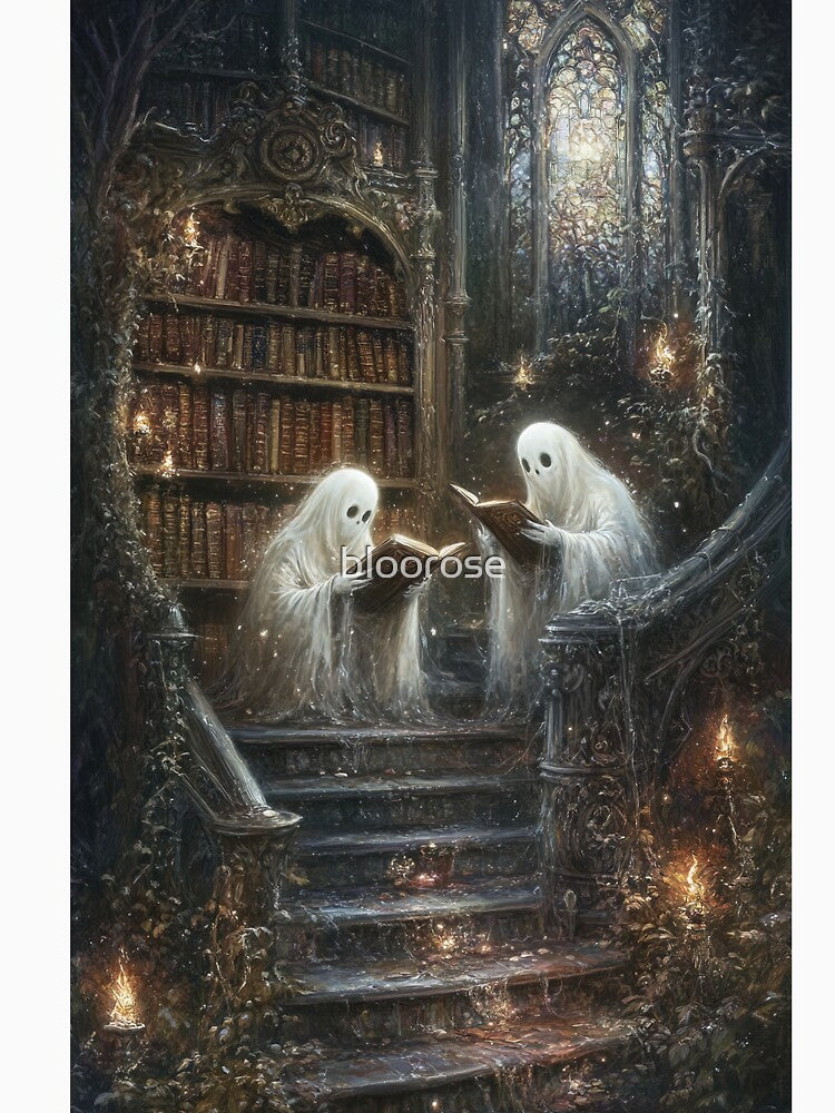 The Bibliophile Specters by bloorose T-Shirts, Hoodie, Sweatshirt | BlankRebels.com (Image 3)
