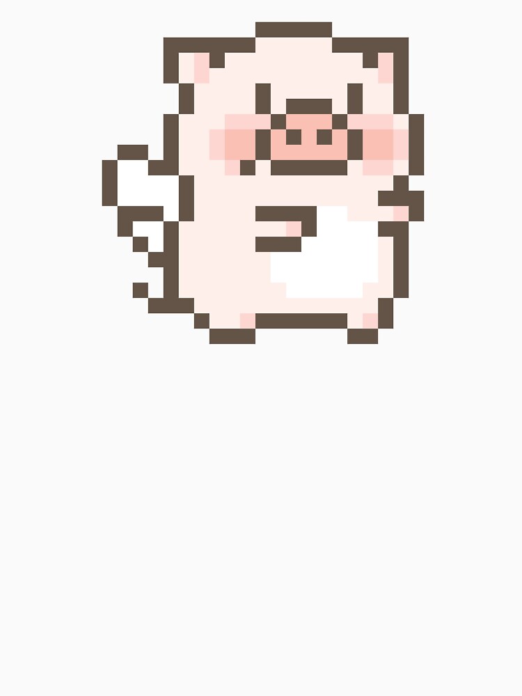 pixel piggy by PixelArtiste T-Shirts, Hoodie, Sweatshirt | BlankRebels.com (Image 3)