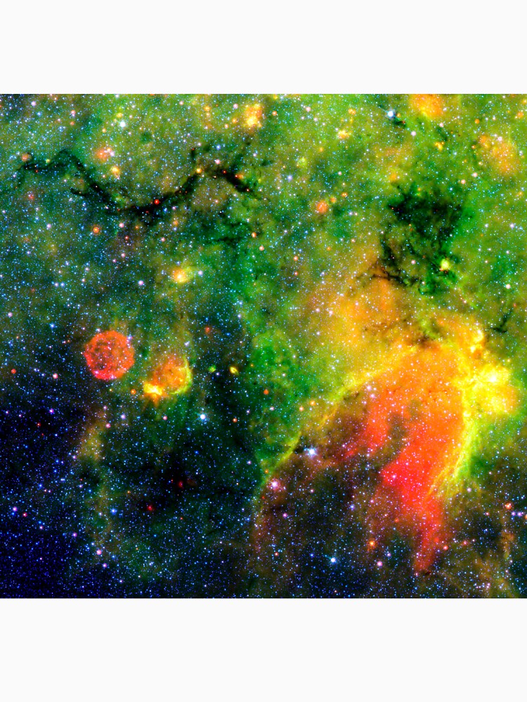 Green Cosmic Star Galaxy, Milky Way by newburyboutique T-Shirts, Hoodie, Sweatshirt | BlankRebels.com (Image 3)