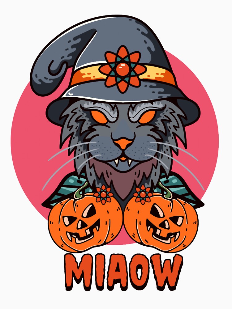 halloween cat by malavee T-Shirts, Hoodie, Sweatshirt | BlankRebels.com (Image 3)