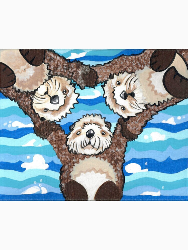 Otter Trio by ArtByBeatriz T-Shirts, Hoodie, Sweatshirt | BlankRebels.com (Image 2)
