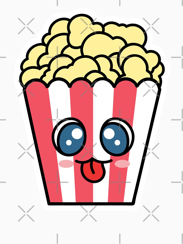 kawaii popcorn by Raymi03 T-Shirts, Hoodie, Sweatshirt | BlankRebels.com (Image 3)