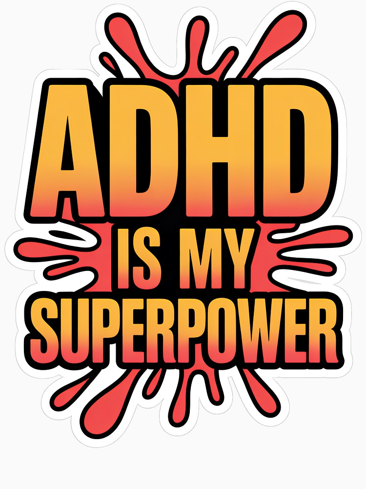 ADHD Is My Superpower – Funny Child Development Design, ADHD Gift by SEBANOX T-Shirts, Hoodie, Sweatshirt (Image 3)