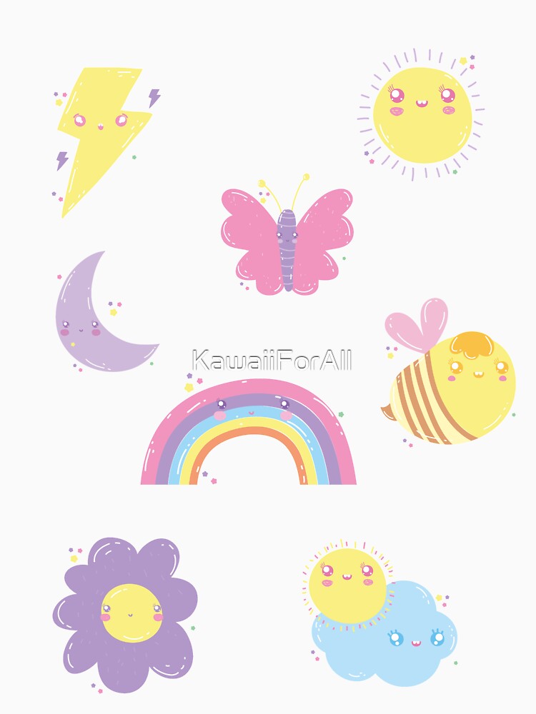 Kawaii Pastel Print by KawaiiForAll T-Shirts, Hoodie, Sweatshirt | BlankRebels.com (Image 3)