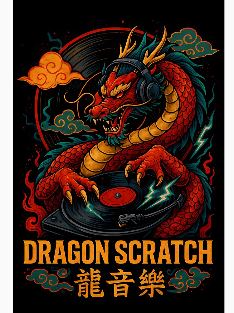 Dragon Scratch by witgarage T-Shirts, Hoodie, Sweatshirt | BlankRebels.com (Image 3)