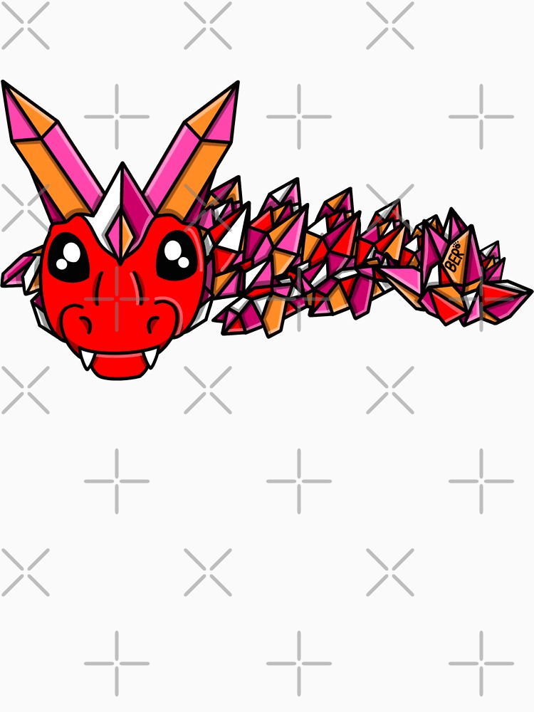 Lesbian Pride Crystal Fidget Dragon by SentABear T-Shirts, Hoodie, Sweatshirt | BlankRebels.com (Image 3)