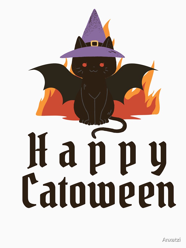Happy Catoween by Anxatzi T-Shirts, Hoodie, Sweatshirt | BlankRebels.com (Image 3)